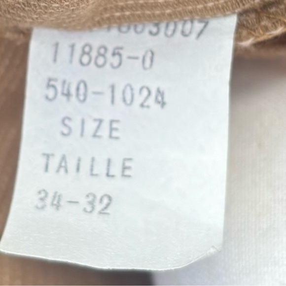 Vintage 80’s Lee Riders Men's Tan Corduroy Regular Fit Pants Jeans 34x32 EUC - Picture 3 of 8